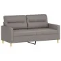 Juego de sofás con cojines 2 piezas tela gris taupe de , Sofás - Ref: Foro24-3201575, Precio: 422,91 €, Descuento: %