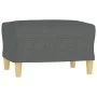 Juego de sofás con cojines 3 piezas tela gris oscuro de , Sofás - Ref: Foro24-3201577, Precio: 451,92 €, Descuento: %