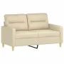 Juego de sofás con cojines 3 piezas tela crema de , Sofás - Ref: Foro24-3201610, Precio: 519,60 €, Descuento: %