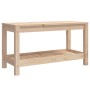 Banco de jardín madera maciza de pino 82,5x35x45 cm de , Bancos de jardín - Ref: Foro24-832377, Precio: 59,97 €, Descuento: %