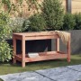 Banco de jardín madera maciza de abeto Douglas 82,5x35x45 cm de , Bancos de jardín - Ref: Foro24-832380, Precio: 76,27 €, Des...