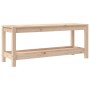 Banco de jardín de madera maciza de pino 108x35x45 cm de , Bancos de jardín - Ref: Foro24-832382, Precio: 86,97 €, Descuento: %
