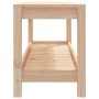 Banco de jardín de madera maciza de pino 108x35x45 cm de , Bancos de jardín - Ref: Foro24-832382, Precio: 86,97 €, Descuento: %