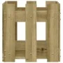 Planter box made of impregnated pine wood fence design 30x30x30 cm by , Pots and planters - Ref: Foro24-832446, Price: 19,36 ...