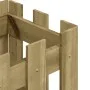 Planter box made of impregnated pine wood fence design 30x30x30 cm by , Pots and planters - Ref: Foro24-832446, Price: 19,36 ...