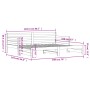 Sofá cama nido madera maciza de pino 80x200 cm de , Camas y somieres - Ref: Foro24-836150, Precio: 188,40 €, Descuento: %