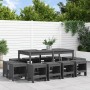 Juego de comedor de jardín 13 piezas madera maciza pino gris de , Conjuntos de jardín - Ref: Foro24-3157723, Precio: 624,87 €...