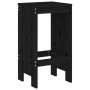 Set de mesa y taburetes altos jardín 3 pzas madera pino negro de , Conjuntos de jardín - Ref: Foro24-3157737, Precio: 211,34 ...