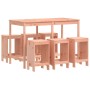 Juego de muebles de jardín 7 pzas madera maciza abeto Douglas de , Conjuntos de jardín - Ref: Foro24-3157756, Precio: 432,49 ...