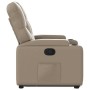 Sillón reclinable elevable cuero artificial color capuchino en Sillones | Comprar online en Foru.es