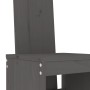 Set de mesa y taburetes altos jardín 5 piezas madera pino gris de , Conjuntos de jardín - Ref: Foro24-3157777, Precio: 402,60...