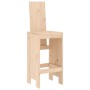 Set de mesa y taburetes altos 3 piezas madera maciza de pino de , Conjuntos de jardín - Ref: Foro24-3157763, Precio: 205,01 €...
