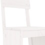 Set de mesa y taburetes altos jardín 3 pzas madera pino blanco de , Conjuntos de jardín - Ref: Foro24-3157794, Precio: 229,98...