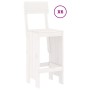 Set de mesa y taburetes altos jardín 7 pzas madera pino blanco de , Conjuntos de jardín - Ref: Foro24-3157812, Precio: 549,47...