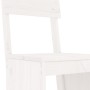 Set de mesa y taburetes altos jardín 7 pzas madera pino blanco de , Conjuntos de jardín - Ref: Foro24-3157812, Precio: 549,47...