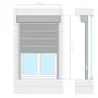 Weißes Aluminiumrollo 100x210 cm von , Fensterläden - Ref: Foro24-144969, Preis: 286,26 €, Rabatt: %