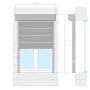 Weißes Aluminiumrollo 100x210 cm von , Fensterläden - Ref: Foro24-144969, Preis: 286,26 €, Rabatt: %