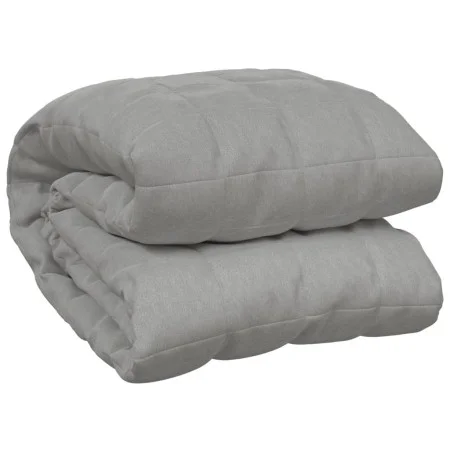 Weighted blanket, gray fabric, 220x235 cm, 11 kg by , Blankets - Ref: Foro24-350728, Price: 107,19 €, Discount: %