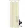 2 Cortinas color crema transparentes 140 x 245 cm de , Cortinas y visillos - Ref: Foro24-130202, Precio: 19,37 €, Descuento: %
