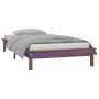 Estructura cama individual madera maciza marrón miel 75x190 cm de , Camas y somieres - Ref: Foro24-820634, Precio: 75,19 €, D...