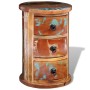 Armario pequeño con 3 cajones madera maciza de , Taquillas y armarios de almacenamiento - Ref: Foro24-241646, Precio: 134,54 ...
