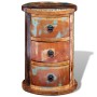 Armario pequeño con 3 cajones madera maciza de , Taquillas y armarios de almacenamiento - Ref: Foro24-241646, Precio: 134,54 ...