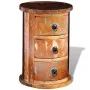 Armario pequeño con 3 cajones madera maciza de , Taquillas y armarios de almacenamiento - Ref: Foro24-241646, Precio: 132,17 ...