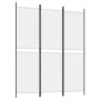 Biombo divisor de 3 paneles de tela blanco 150x180 cm de , Divisores de ambientes - Ref: Foro24-350210, Precio: 34,19 €, Desc...