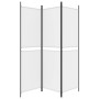Biombo divisor de 3 paneles de tela blanco 150x180 cm de , Divisores de ambientes - Ref: Foro24-350210, Precio: 32,84 €, Desc...