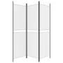 Biombo divisor de 3 paneles de tela blanco 150x180 cm de , Divisores de ambientes - Ref: Foro24-350210, Precio: 34,19 €, Desc...