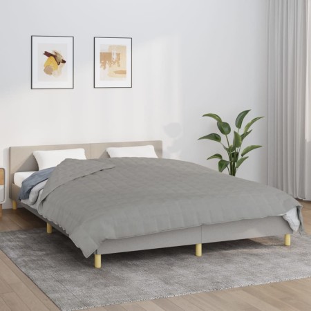 Manta con peso tela gris 220x240 cm 15 kg de , Mantas - Ref: Foro24-3154792, Precio: 109,03 €, Descuento: %