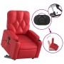 Sillón reclinable de masaje de pie cuero artificial rojo en Sillones | Comprar online en Foru.es