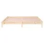 Estructura de cama con LED madera maciza 200x200 cm de , Camas y somieres - Ref: Foro24-820626, Precio: 118,46 €, Descuento: %