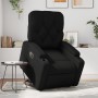 Sillón reclinable y elevable eléctrico cuero sintético negro en Sillones | Comprar online en Foru.es
