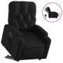 Sillón reclinable y elevable eléctrico cuero sintético negro en Sillones | Comprar online en Foru.es