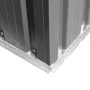 Caseta de jardín de metal 257x205x178 cm gris de vidaXL, Cobertizos - Ref: Foro24-42907, Precio: 287,79 €, Descuento: %