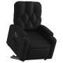 Sillón reclinable y elevable eléctrico cuero sintético negro en Sillones | Comprar online en Foru.es