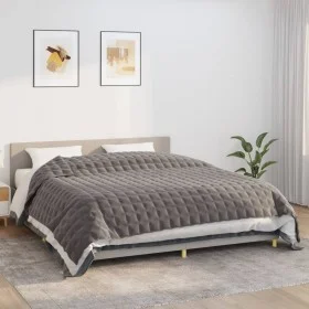 Manta con peso tela gris 220x260 cm 15 kg de , Mantas - Ref: Foro24-350785, Precio: 117,21 €, Descuento: %