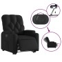 Sillón reclinable y elevable eléctrico cuero sintético negro en Sillones | Comprar online en Foru.es