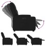 Sillón reclinable y elevable eléctrico cuero sintético negro en Sillones | Comprar online en Foru.es