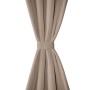 Cortinas opacas 2 piezas con ojales de metal 135x175 cm crema de , Cortinas y visillos - Ref: Foro24-132201, Precio: 29,57 €,...