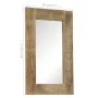 Espejo de madera maciza de mango 50x80 cm de , Espejos - Ref: Foro24-246302, Precio: 94,00 €, Descuento: %