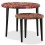 Juego de mesas de centro con detalles chindi 2 uds multicolor de vidaXL, Mesas de centro - Ref: Foro24-244213, Precio: 109,83...