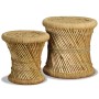 Taburetes de cocina 2 unidades bambú y yute de vidaXL, Taburetes y sillas plegables - Ref: Foro24-244221, Precio: 67,91 €, De...