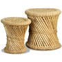 Taburetes de cocina 2 unidades bambú y yute de vidaXL, Taburetes y sillas plegables - Ref: Foro24-244221, Precio: 67,91 €, De...