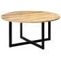 Mesa de comedor de madera maciza de mango 150x73 cm de vidaXL, Mesas de cocina y de comedor - Ref: Foro24-247851, Precio: 303...