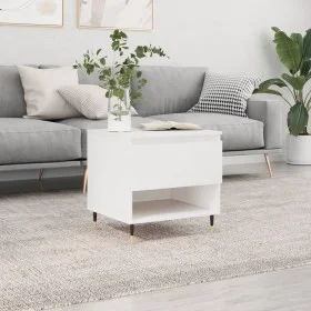 Mesa de centro madera de ingeniería blanco 50x46x50 cm de vidaXL, Mesas de centro - Ref: Foro24-830892, Precio: 36,93 €, Desc...
