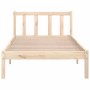 Estructura de cama madera maciza de pino 90x200 cm de vidaXL, Camas y somieres - Ref: Foro24-810067, Precio: 65,65 €, Descuen...