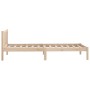 Estructura de cama madera maciza de pino 90x200 cm de vidaXL, Camas y somieres - Ref: Foro24-810067, Precio: 65,65 €, Descuen...