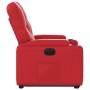 Sillón elevable eléctrico cuero artificial rojo en Sillones | Comprar online en Foru.es